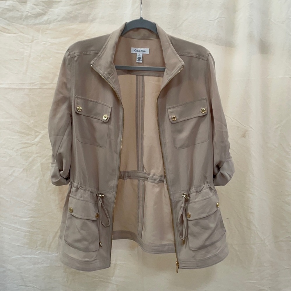 Tan Calvin Klein Jacket